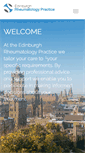 Mobile Screenshot of edinburghrheumatologypractice.co.uk